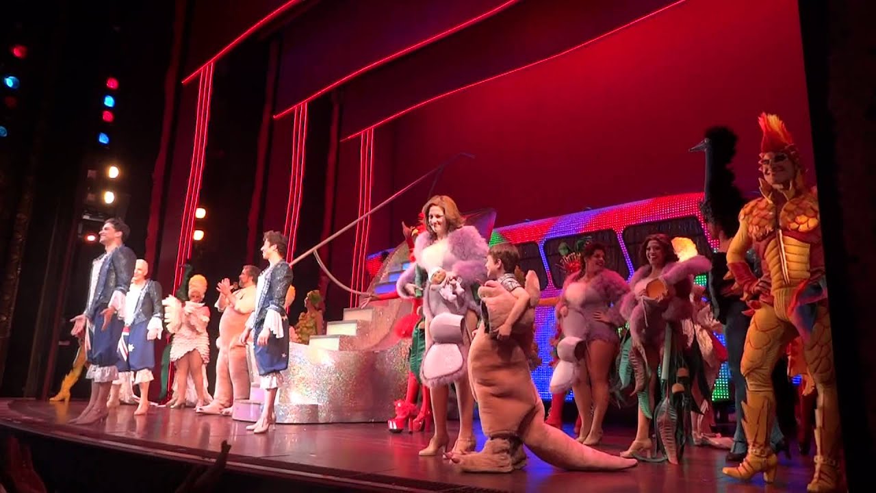 Curtain call, closing show, Priscilla Queen of the Desert Broadway