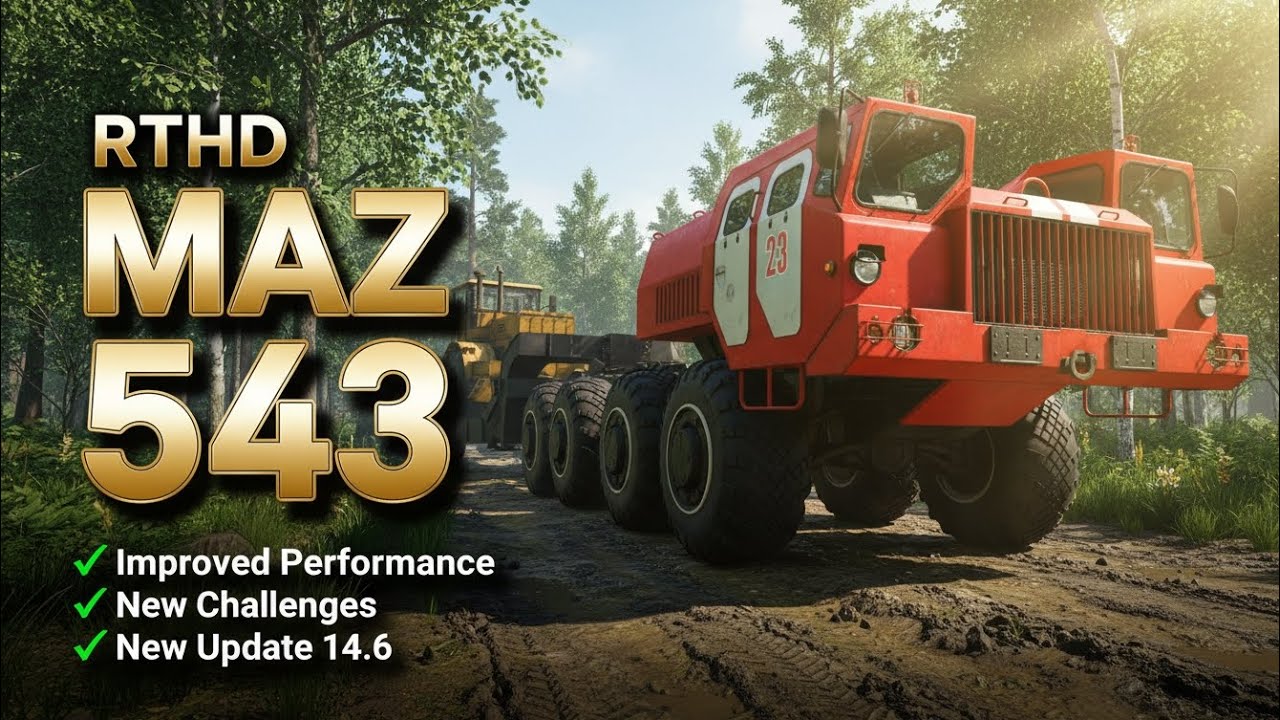 MAZ 543 NEW UPDATE 14.6 RTHD #rthd #gaming 
