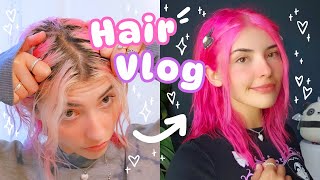 ‧₊˚‧ Bleaching my Roots  Trying Bleach London's 'THE BIG PINK' ‧₊˚.