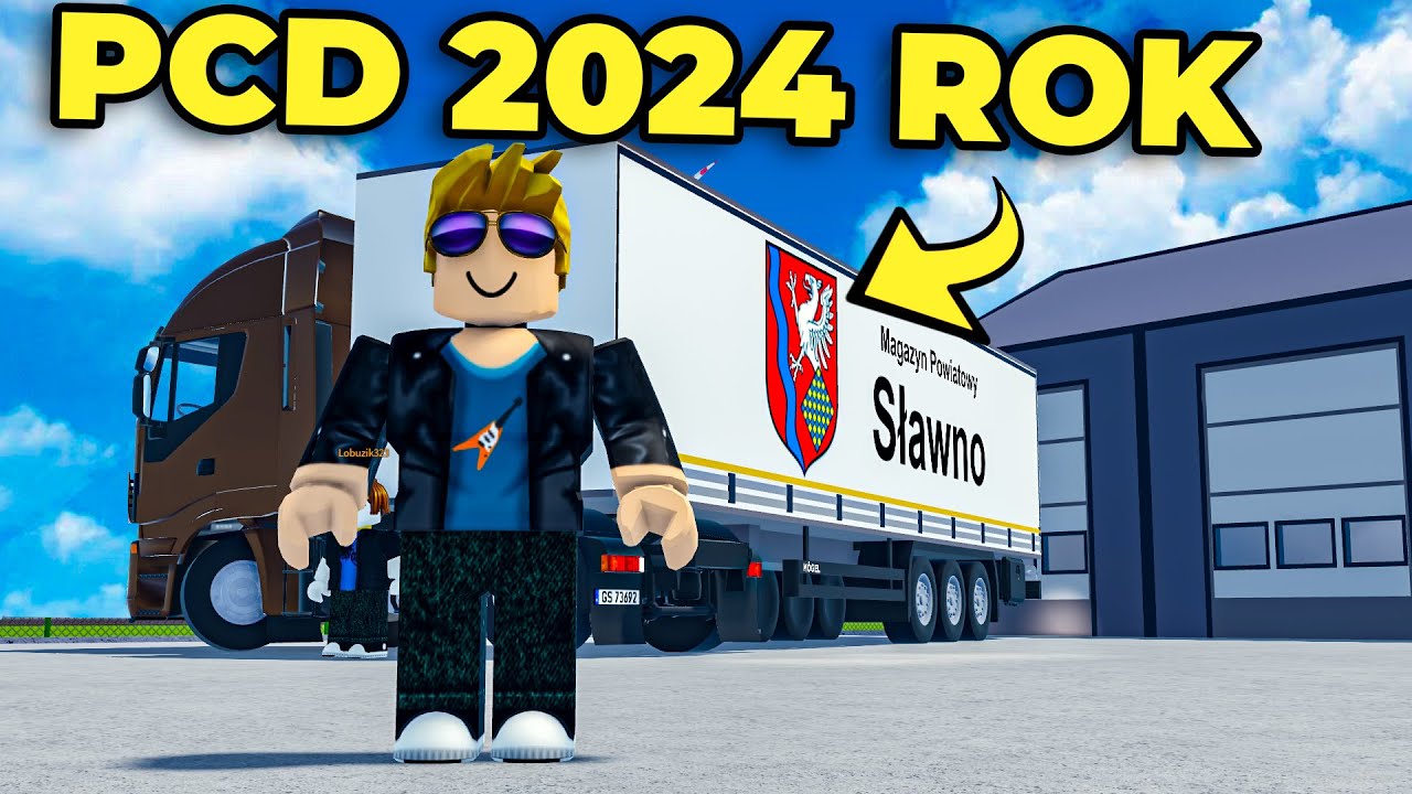 PORADNIK ZARABIANIA CIĘŻARÓWKAMI NA PCD - Hogaty i Łobuzik w Roblox - Polish Car Driving #22