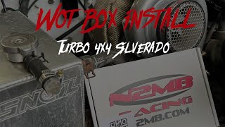WOT Box Install Turbo Silverado 4x4