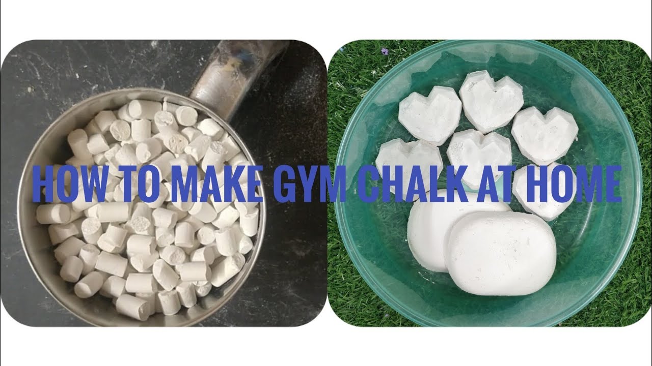 how to make Gym Chalk with school chalk at home with result |gym chalk ...