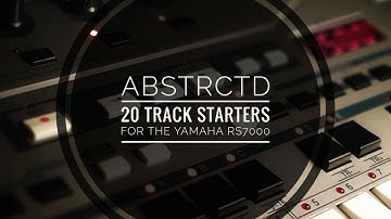 Presenting ABSTRCTD: 20 styles for the Yamaha RS7000