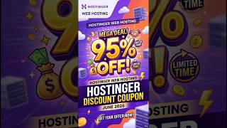 Hostinger Coupon Code May 2026 ( 95% OFF !! ) Automatic Discount Link for Hosting #hostingercoupon