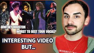 Whitney Houston: WORST to BEST Tour Vocally! | Reaction