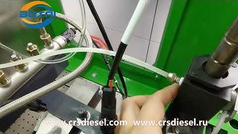 CR918 to test common rail injector