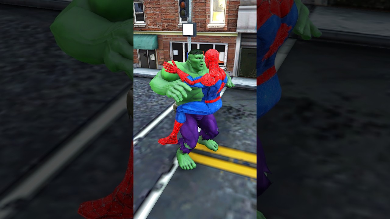 😳💥 Spiderman Won’t Stop Following Hulk … And Gets Launched! 👊😱  