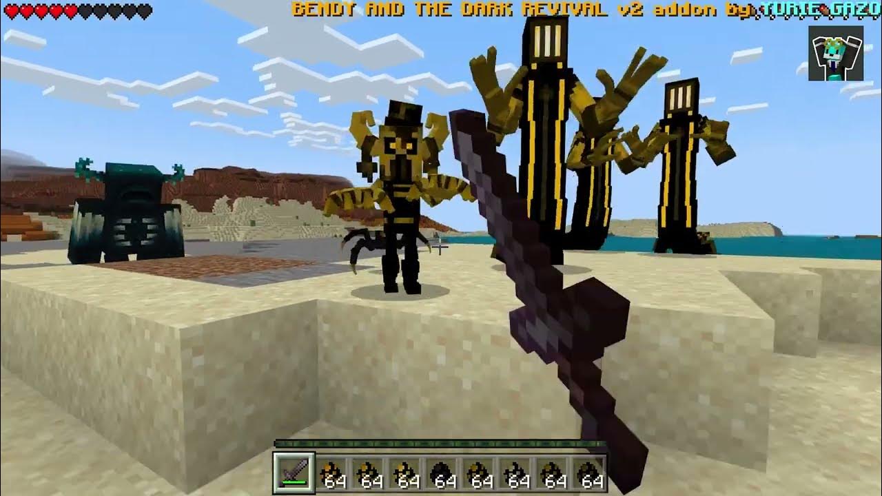 Bendy And The Dark Revival Addon Mods Minecraft Bedrock