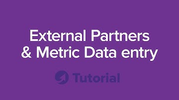 TeamGuru Tutorial: External Partners & Metrics Data entry