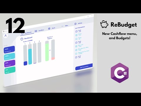 Coding ReBudget using C# - Part 12: Budgets! Set spending budgets for each transaction category!