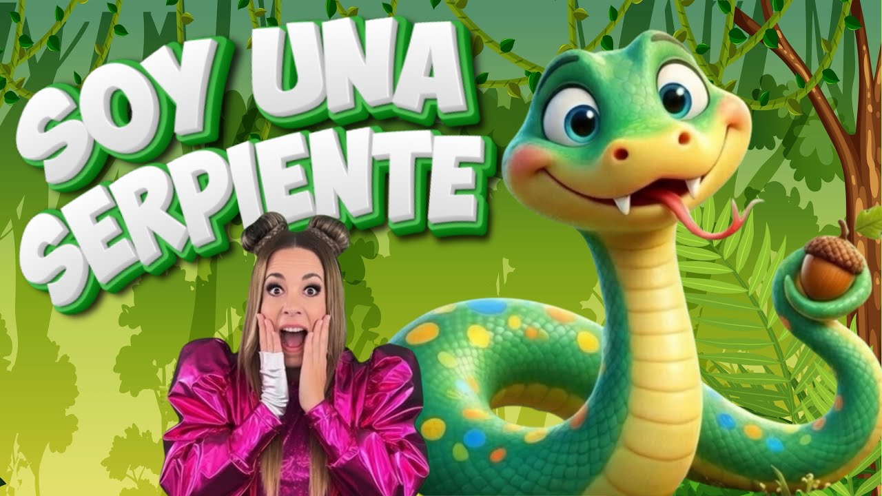 Soy una Serpiente 🐍 | Canción Infantil para Cantar y Bailar