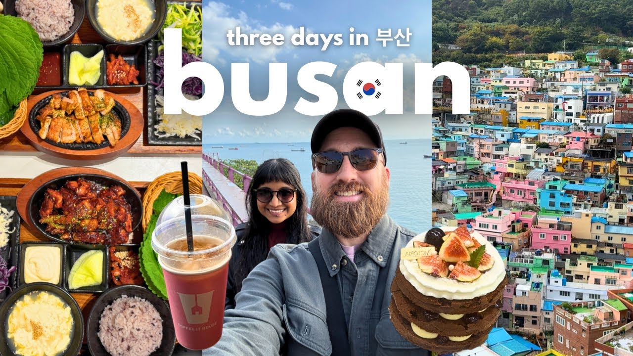 3 days in Busan, South Korea! 🇰🇷 Best shopping, cafes, and food in Busan (travel vlog)