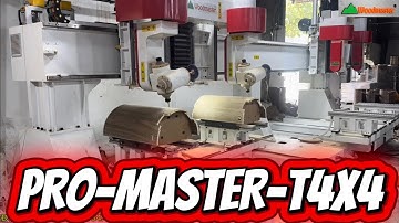 MÁY CNC 3D-5 TRỤC 2 BÀN LÀM VIỆC, MÁY PHAY CNC 3D-4 ĐẦU LÀM VIỆC PRO-MASTER-T4x4