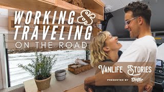 Living The Van Life | Van Tour | Adventurous Van life Couple Working While Traveling on the Road