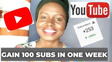 How to get your first 100 subscribers on YouTube in one week | how to grow on YouTube