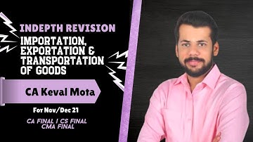 [8] I/E Procedures | [Part 3/5] | Transit and Transshipment