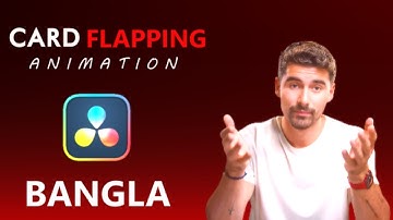 Card Flip Animation in DaVinci Resolve – Easy Tutorial! | BANGLA tutorial