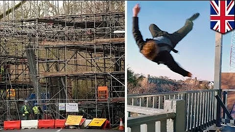 Skywalking accident: man falls off Shepton Mallet viaduct while taking selfie