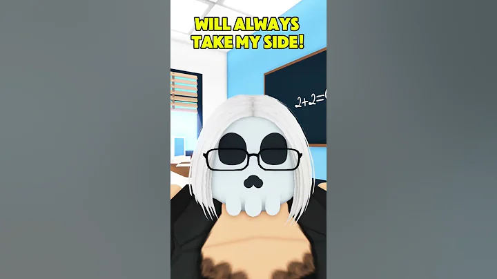 She EXPOSED her teacher by DOING THIS…😂🎵 #adoptme #roblox #robloxshorts