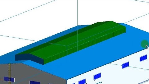 Vẽ Tôn siêu dễ siêu nhanh trong Revit | Mái tôn Nóc gió nhà xưởng