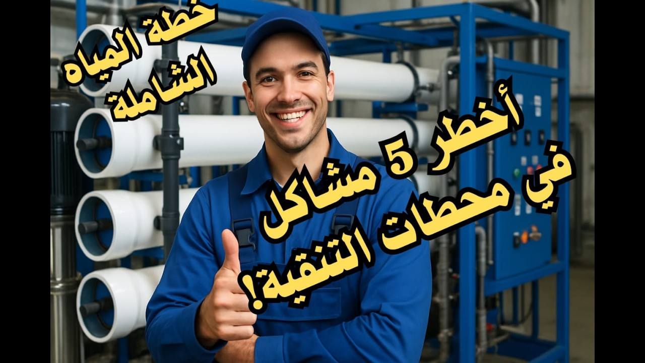 خفايا صيانة محطات المياه: ما لا يخبرك به الفنيون! تضاعف عمر الـ Membrane!