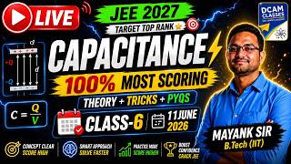 V: IIT JEE Mains/Advance class 12 physics :potential and capacitance class-7( 16 june 2026)