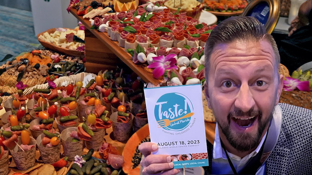 Taste Central Florida 2023! Eating Everything At The Most Delicious Charity Event!