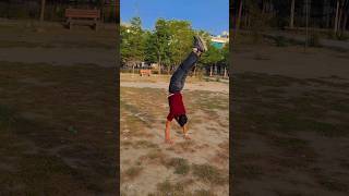 I tried Hand Walk to Front Flip! 😱🔥#shorts #frontflip