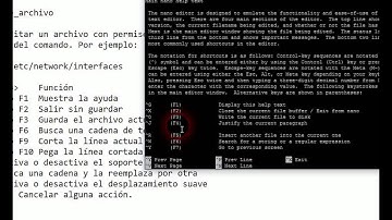 Como utilizar Nano, sencillo editor de textos para el terminal