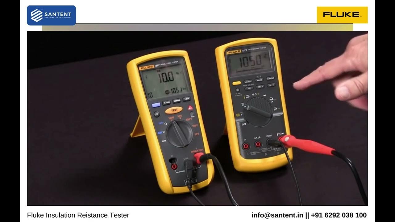 Fluke Insulation Resistance Tester YouTube