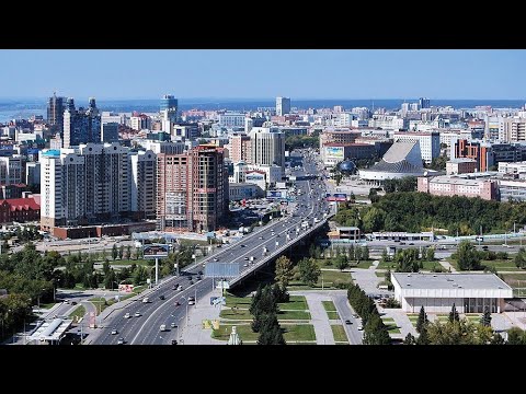 Novosibirsk, Russia by Drone Footage
