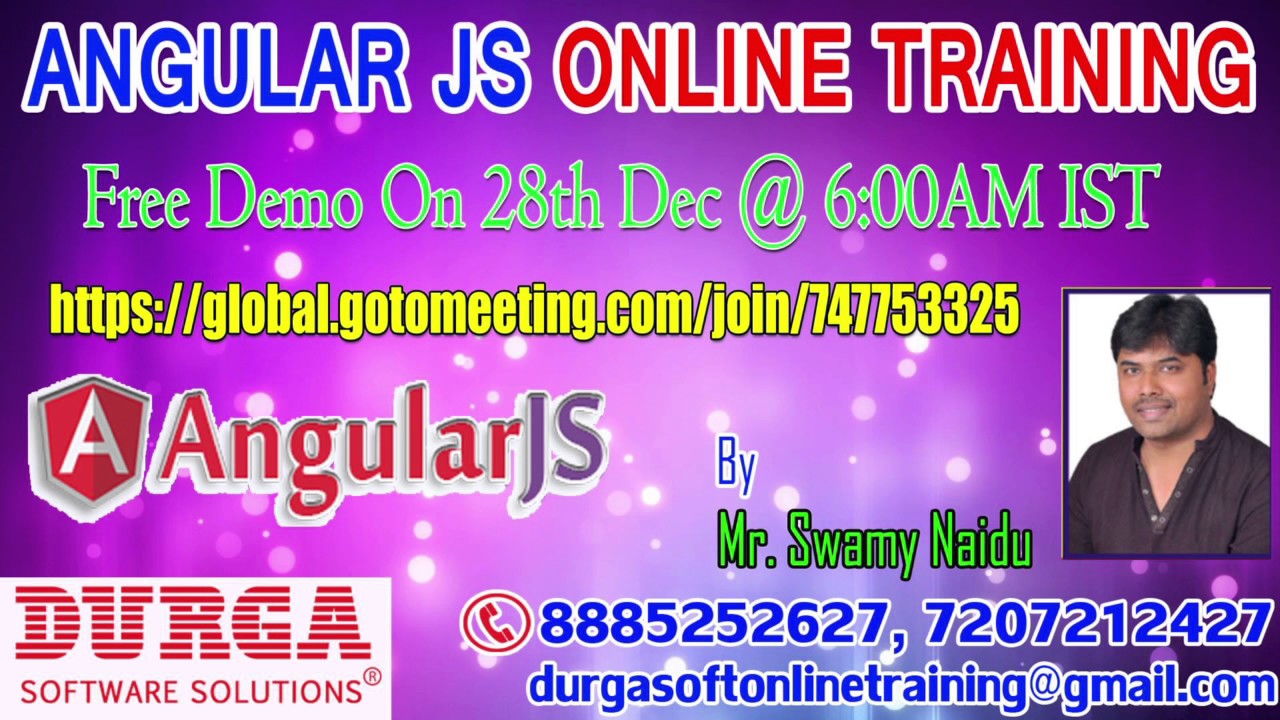Angular JS Online Training by Durgasoft Demo on 28th Dec @ 6:00 AM IST ...