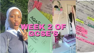 GCSE's week 2| burnt out is real| exam debrief,predictions,study/social time ,friends,revision
