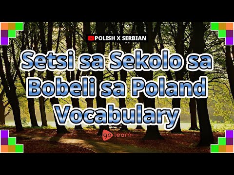 Setsi sa Sekolo sa Bobeli sa Poland Vocabulary | Golearn