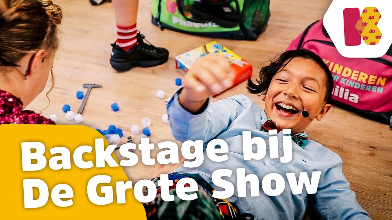 HOE WAS HET ÉCHT BIJ DE GROTE SHOW?! (Vlog 110) - Kinderen voor Kinderen