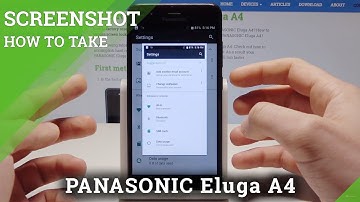 SCREENSHOT PANASONIC Eluga A4