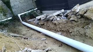 Bathroom drainage system Plumbing Drainage pipe installation Drainage pipe Fittings Plumbing work