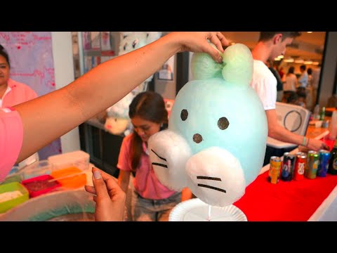 cotton candy art keroppi