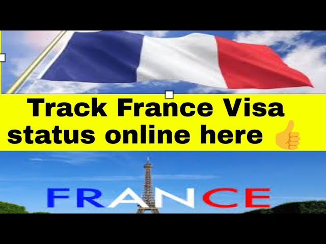 track france visa status online | how to check france visa online | trace  france visa status online - YouTube