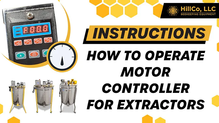 INSTRUCTIONAL: Motor Controller Operation for Enduro, MiniMax, and UltraMax Extractors | HillCo, LLC