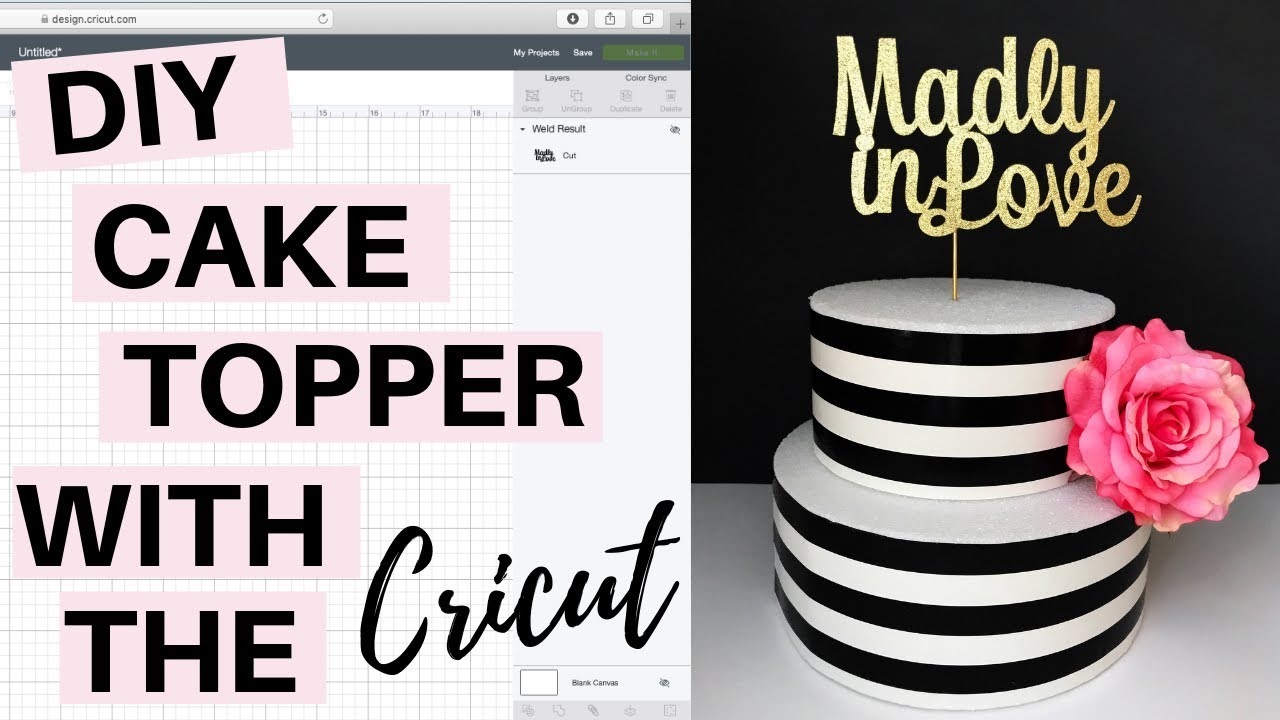 Download Cricut Cake Topper Tutorial Youtube