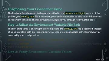 Resolving Issues with Connecting to MySQL Database Using process.env Variables in Node.js