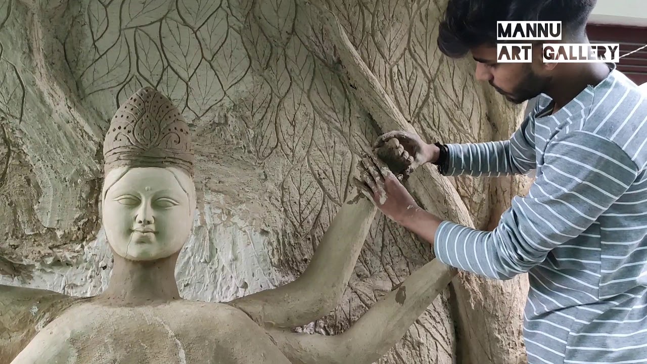 Durga mata idol making 2020 // maa Durga making step by step // Mannu Art Gallery