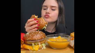 ASMR EATING MCDONALD’S FAST FOOD MUKBANG #asmr #mukbang #mcdonalds