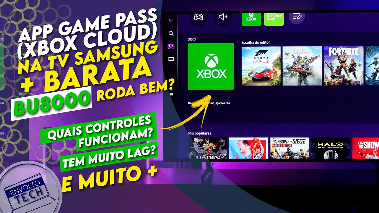 TESTEI!! GTA 5 na TV SAMSUNG via APP NATIVO do XCLOUD!!