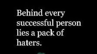 LET THEM DISCREDIT YOU! IT COMES WITH THE TERRITORY :)