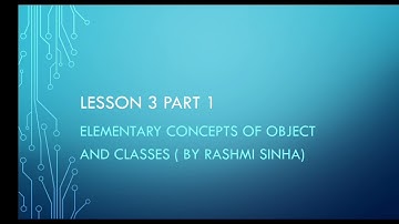 ELEMENTARY CONCEPTS OF OBJECT AND CLASSES!!DIFFERENCE BETWEEN PRINT() &PRINTLN()||lesson3