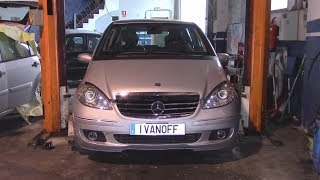 Ремонт автомобиля Mercedes A180CDI W169 замена свечей накала