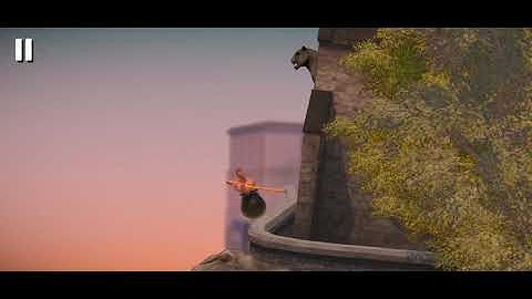 Getting over it- orange hell tutorial! Mobile gameplay