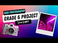 GCSE Photography Exam Example - Grade 6 Portfolio – Low Light Project